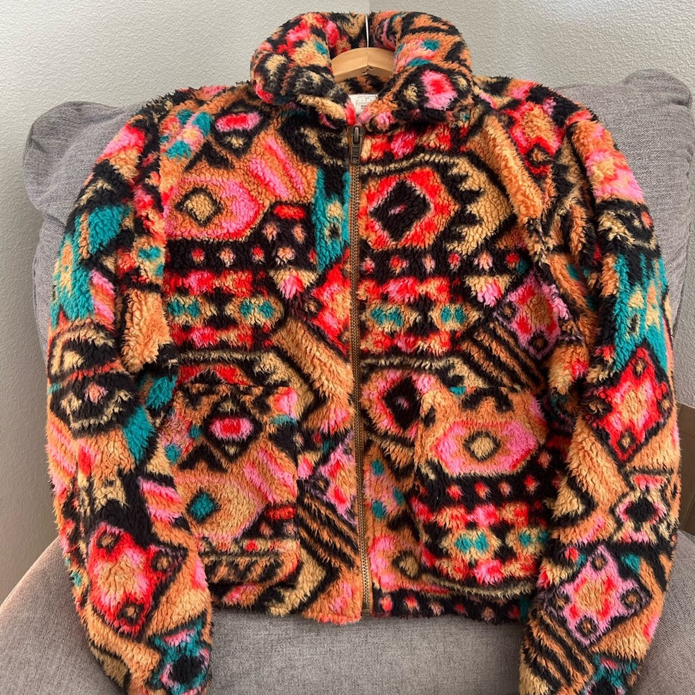 Fleece Billabong cropped jacket